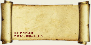 Irina Jačović vizit kartica